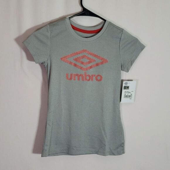 Umbro Girls Size Medium Gray top (AJ) - Picture 1 of 7